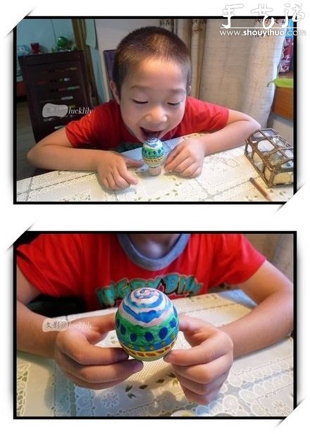 幼兒手工——雞蛋或鴨蛋繪制藝術(shù)彩蛋 -  rpnrmr.com