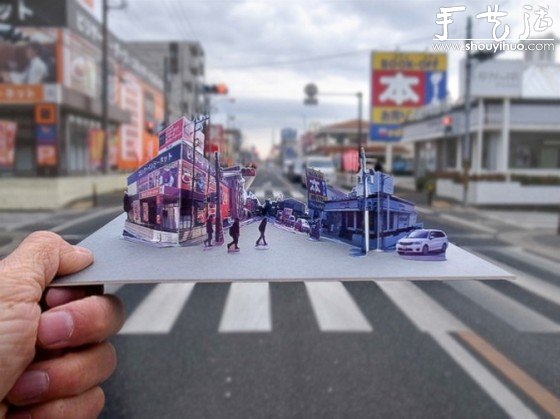 相片剪剪貼貼DIY立體街景 -  rpnrmr.com