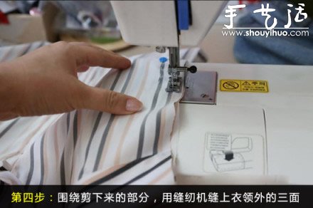 襯衫改造縫制生動有趣的靠枕套 -  rpnrmr.com