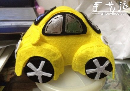 手工布藝作品：可愛的甲殼蟲汽車 -  rpnrmr.com