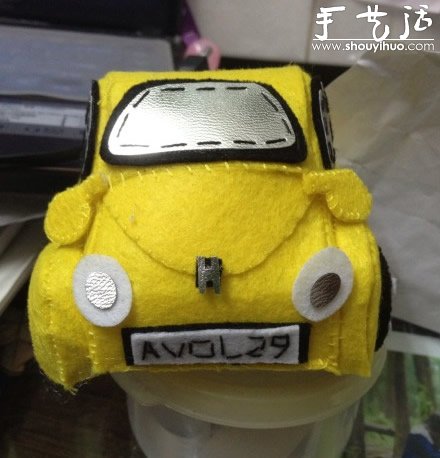 手工布藝作品：可愛的甲殼蟲汽車 -  rpnrmr.com