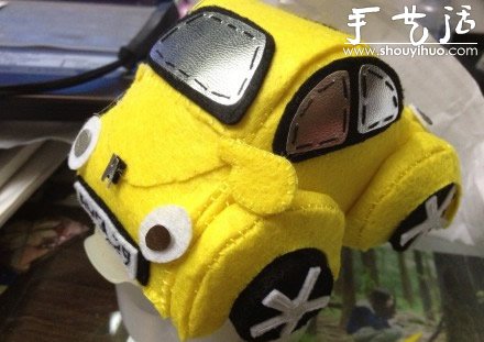 手工布藝作品：可愛的甲殼蟲汽車 -  rpnrmr.com