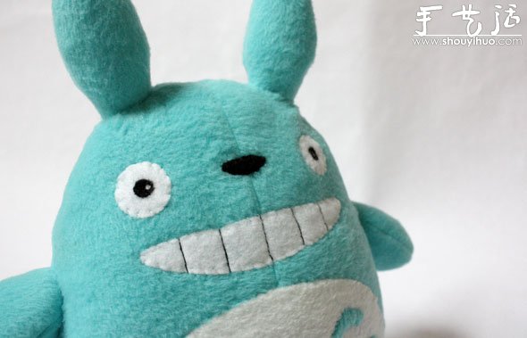 手工DIY龍貓毛絨玩偶的教程 -  rpnrmr.com