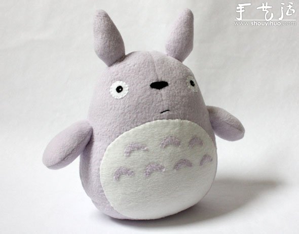 手工DIY龍貓毛絨玩偶的教程 -  rpnrmr.com