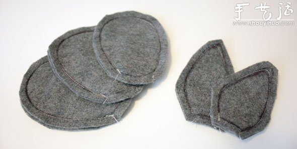 手工DIY龍貓毛絨玩偶的教程 -  rpnrmr.com
