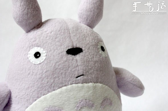 手工DIY龍貓毛絨玩偶的教程 -  rpnrmr.com