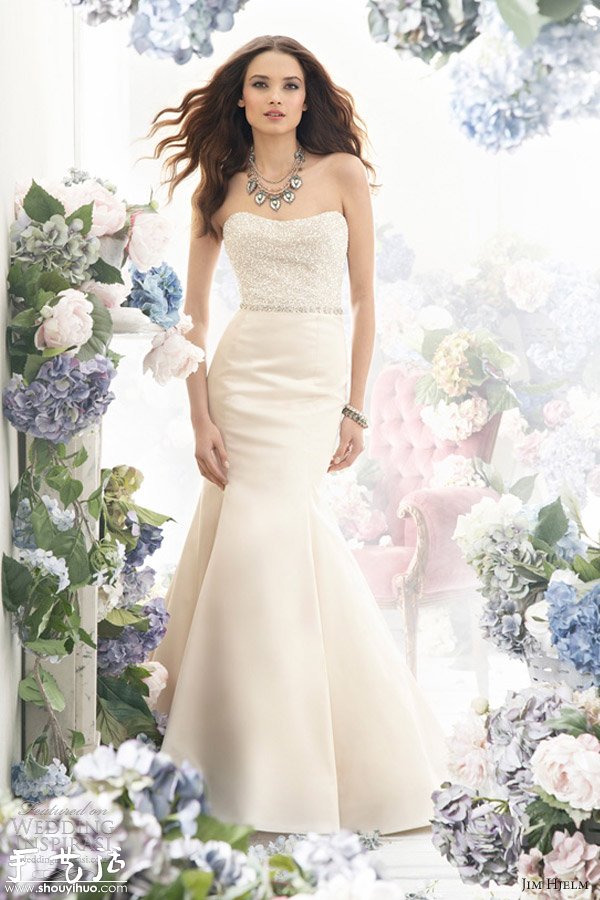 婚紗品牌Jim Hjelm Fall 2012婚紗禮服欣賞 -  rpnrmr.com