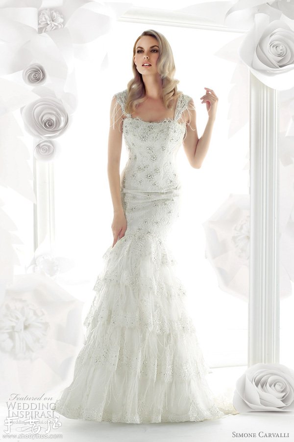 Simone Carvalli 2012春夏婚紗設(shè)計(jì)欣賞 -  rpnrmr.com