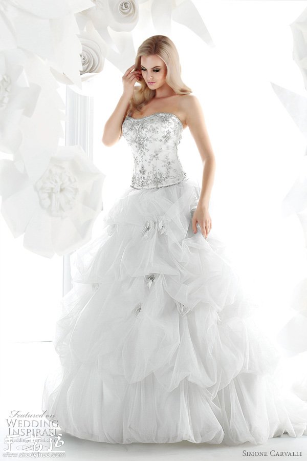 Simone Carvalli 2012春夏婚紗設(shè)計(jì)欣賞 -  rpnrmr.com