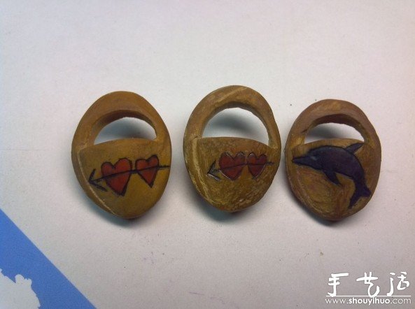 杏仁殼DIY項(xiàng)鏈吊墜的手工教程 -  rpnrmr.com