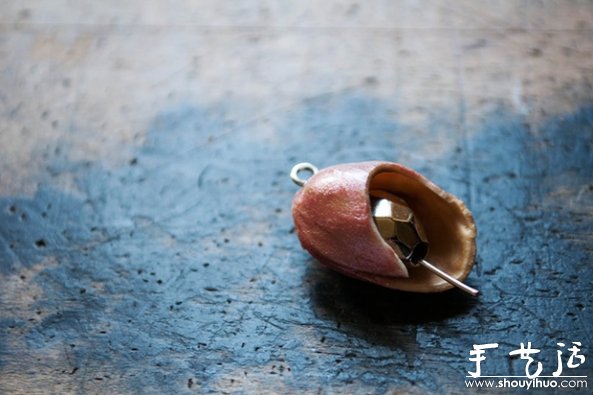 DIY手工制作開心果殼項鏈的教程 -  rpnrmr.com