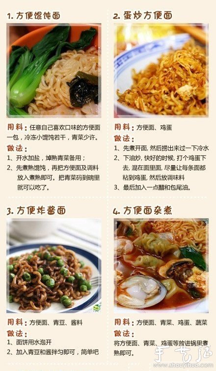最全的方便面中西式做法集錦 -  rpnrmr.com