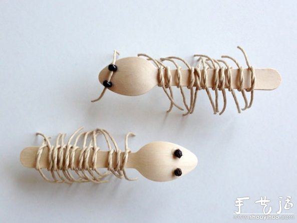 一次性勺子廢物利用DIY昆蟲玩具 -  rpnrmr.com