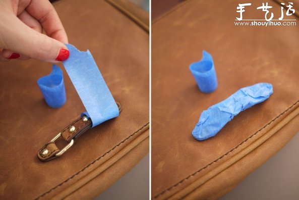 女士皮包舊物改造DIY蝶戀花圖案 -  rpnrmr.com