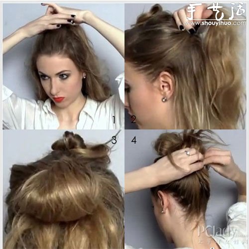 一種發(fā)型走天下 女性清爽盤發(fā)DIY -  rpnrmr.com