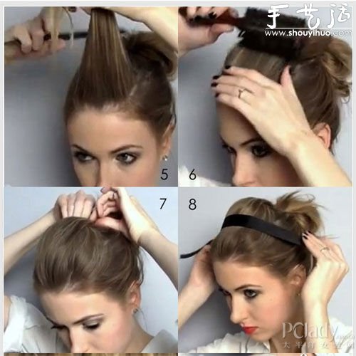 一種發(fā)型走天下 女性清爽盤發(fā)DIY -  rpnrmr.com