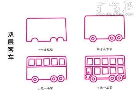 教孩子簡筆畫各種交通工具（上） -  rpnrmr.com