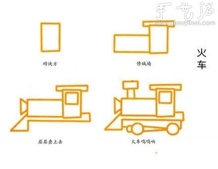 教孩子簡(jiǎn)筆畫各種交通工具（下） -  rpnrmr.com