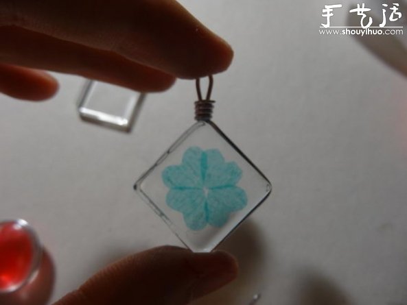 玻璃片DIY小清新吊墜/掛件的教程 -  rpnrmr.com