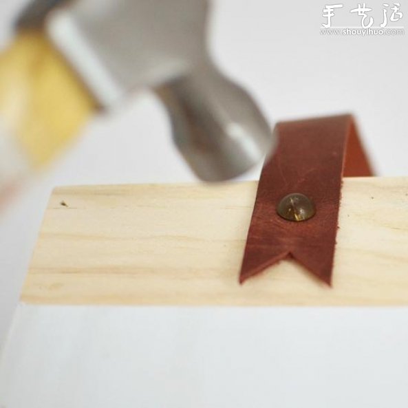 木箱子手工DIY皮革手柄工具箱的教程 -  rpnrmr.com