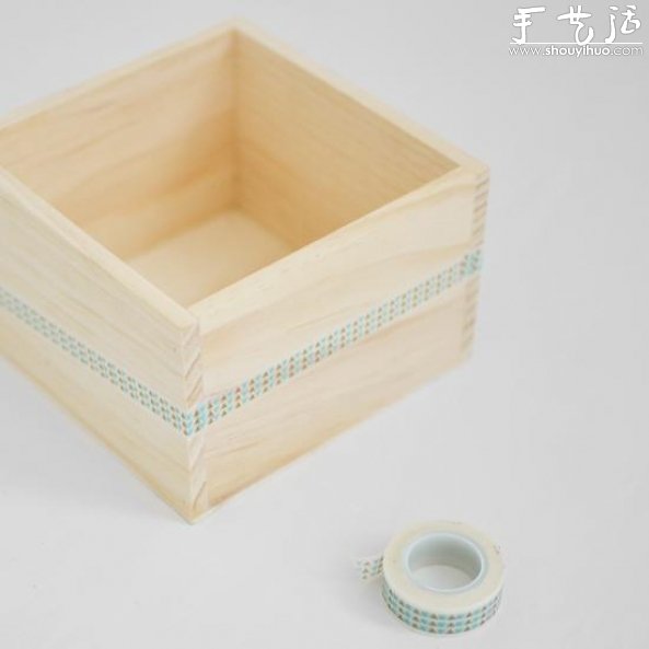 木箱子手工DIY皮革手柄工具箱的教程 -  rpnrmr.com
