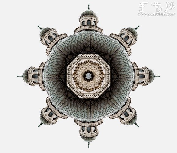創(chuàng)意攝影：將建筑DIY成萬花筒 -  rpnrmr.com