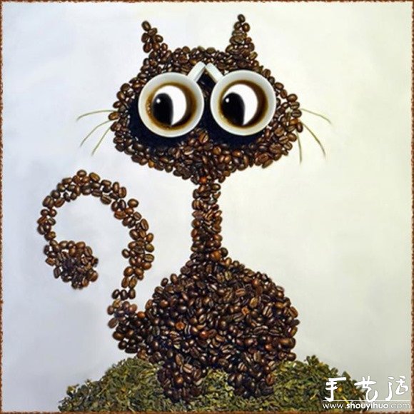 咖啡豆創(chuàng)意DIY的有趣動(dòng)物 -  rpnrmr.com