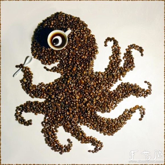 咖啡豆創(chuàng)意DIY的有趣動(dòng)物 -  rpnrmr.com