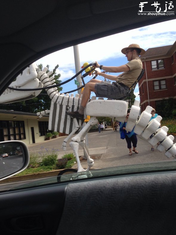美手工達(dá)人DIY出霸王龍自行車 -  rpnrmr.com
