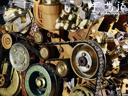 動(dòng)物骨骼等奇怪材料DIY的“發(fā)動(dòng)機(jī)” -  rpnrmr.com