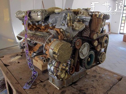 動(dòng)物骨骼等奇怪材料DIY的“發(fā)動(dòng)機(jī)” -  rpnrmr.com