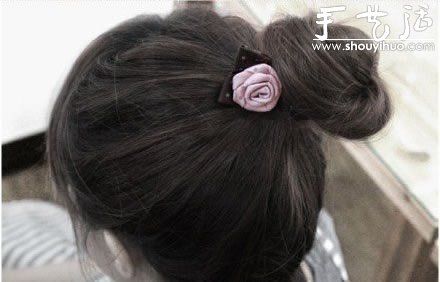 教你如何制作玫瑰花發(fā)繩發(fā)飾 -  rpnrmr.com
