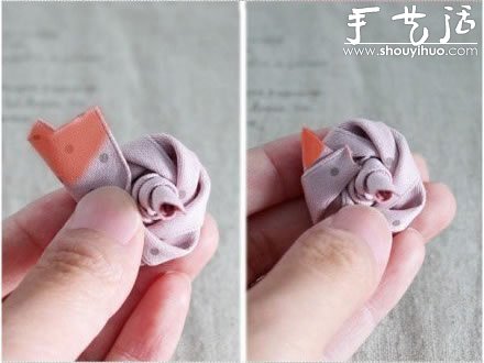 教你如何制作玫瑰花發(fā)繩發(fā)飾 -  rpnrmr.com