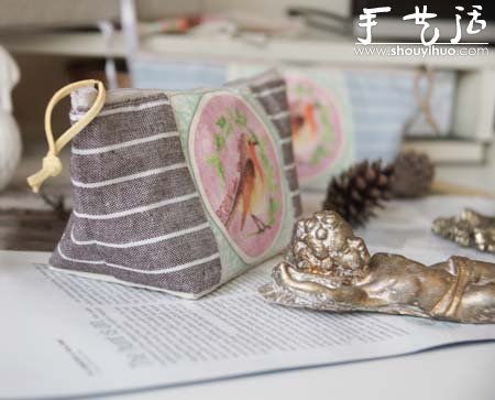 小清新拼布零錢包/筆袋手工制作教程 -  rpnrmr.com