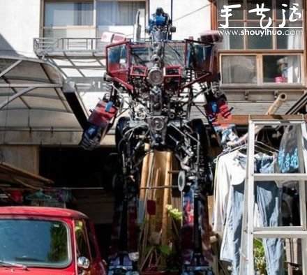 電子生活垃圾DIY的擎天柱機器人 -  rpnrmr.com