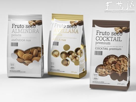 Fruto seco堅(jiān)果類(lèi)包裝設(shè)計(jì)欣賞 -  rpnrmr.com