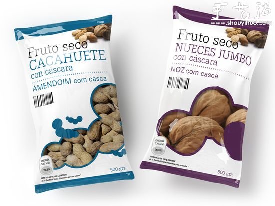 Fruto seco堅(jiān)果類(lèi)包裝設(shè)計(jì)欣賞 -  rpnrmr.com