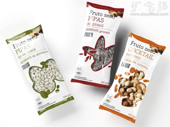 Fruto seco堅(jiān)果類(lèi)包裝設(shè)計(jì)欣賞 -  rpnrmr.com
