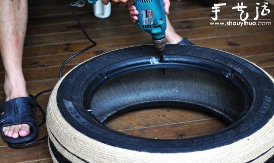 廢物利用：舊輪胎DIY個性沙發(fā) -  rpnrmr.com