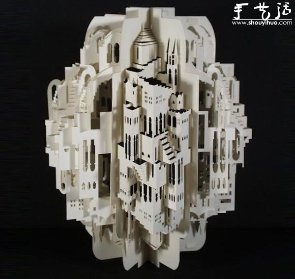 Ingrid Siliakus剪紙模型藝術(shù)作品 -  rpnrmr.com