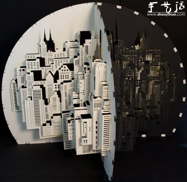 Ingrid Siliakus剪紙模型藝術(shù)作品 -  rpnrmr.com
