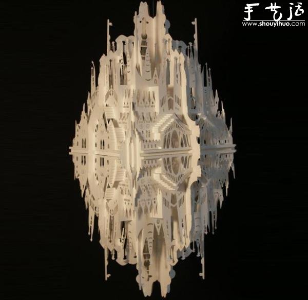 Ingrid Siliakus剪紙模型藝術(shù)作品 -  rpnrmr.com