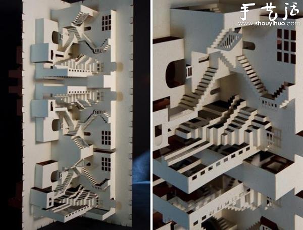 Ingrid Siliakus剪紙模型藝術(shù)作品 -  rpnrmr.com