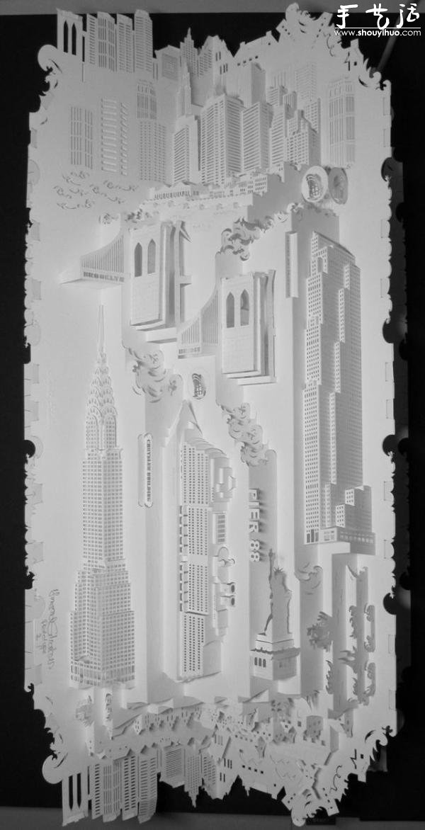 Ingrid Siliakus剪紙模型藝術(shù)作品 -  rpnrmr.com