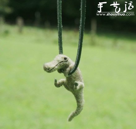 羊毛氈手工制作蕩秋千的小動(dòng)物 -  rpnrmr.com