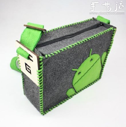 DIY安卓圖標(biāo)毛氈單肩包 -  rpnrmr.com