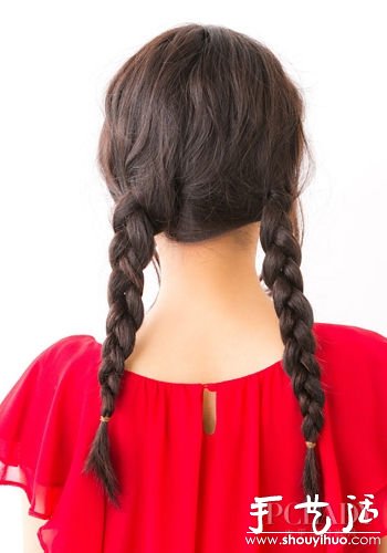 適合圓臉MM的松散風(fēng)盤發(fā)DIY教程 -  rpnrmr.com