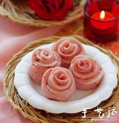 浪漫點心玫瑰花卷DIY方法 -  rpnrmr.com