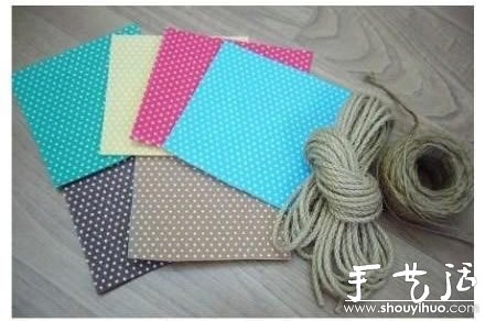 麻繩和不織布DIY森系杯墊 -  rpnrmr.com