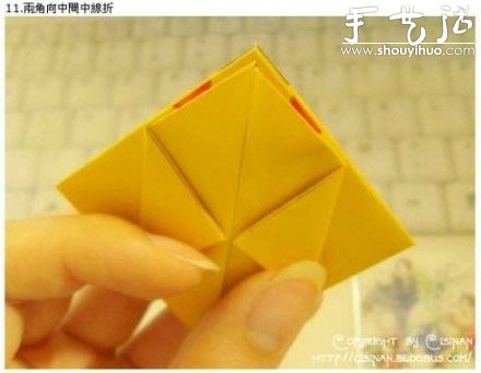 手工折紙可愛(ài)皮卡丘的教程 -  rpnrmr.com